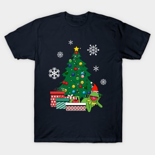 Kermit Around The Christmas Tree Muppets T-Shirt